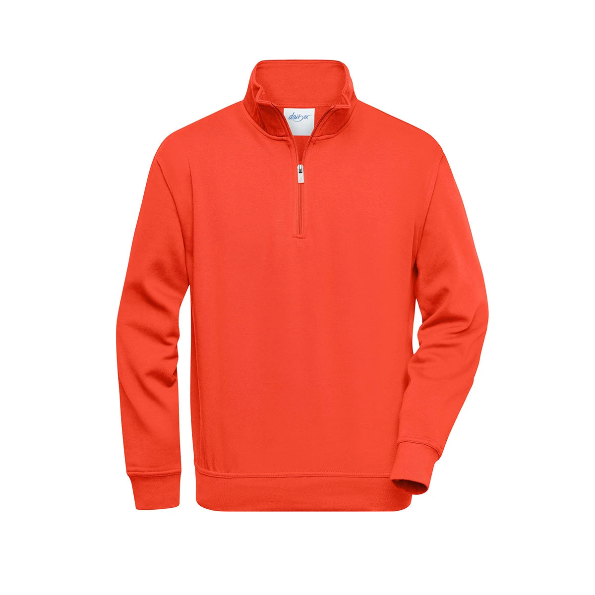 1/4 Zip Workwear Sweater JN831 · spicy-orange
