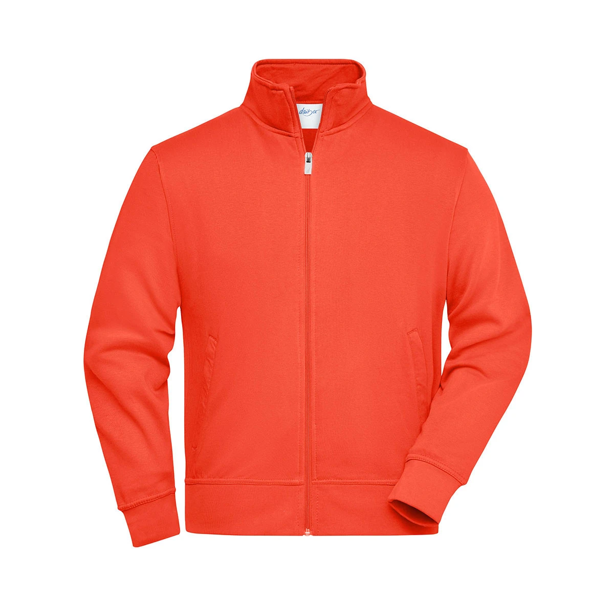 Workwear Sweatjacke mit Stehkragen JN836 · spicy-orange